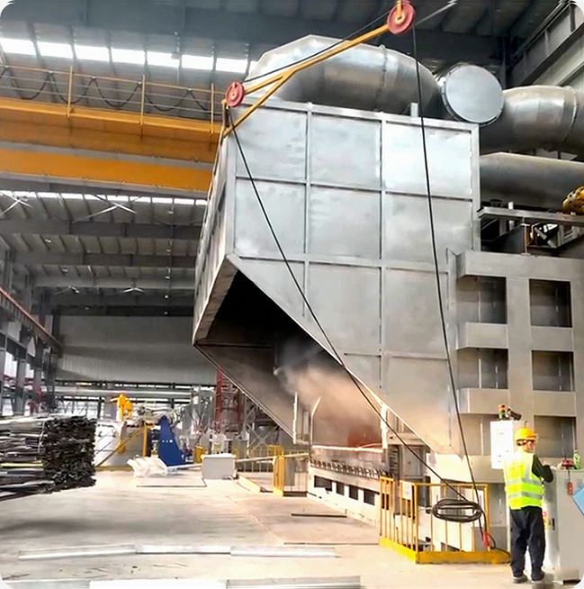 Tagakolekta ng alikabok sa planta ng metalurhiko