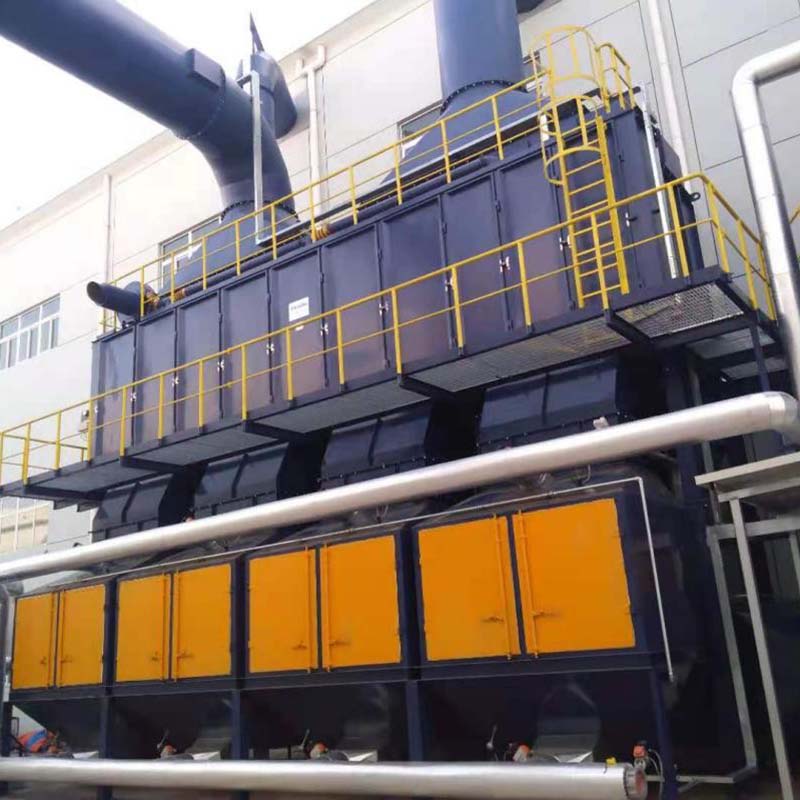 Activated Carbon Adsorption, Desorption, at Catalytic Combustion System
