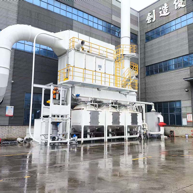 Activated Carbon Adsorption, Desorption, at Catalytic Combustion System